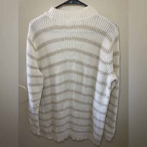 ✨Talbots Knitted Gold Sparkly Sweater Size X #B1 - Picture 5 of 7
